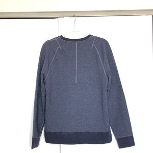 Lightly used lululemon navy blue crew neck